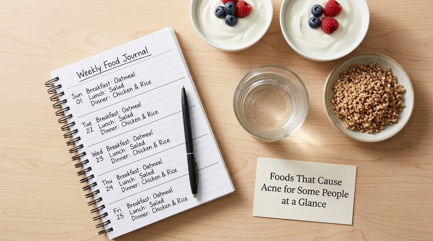 Foods That Cause Acne for Some People at a Glance