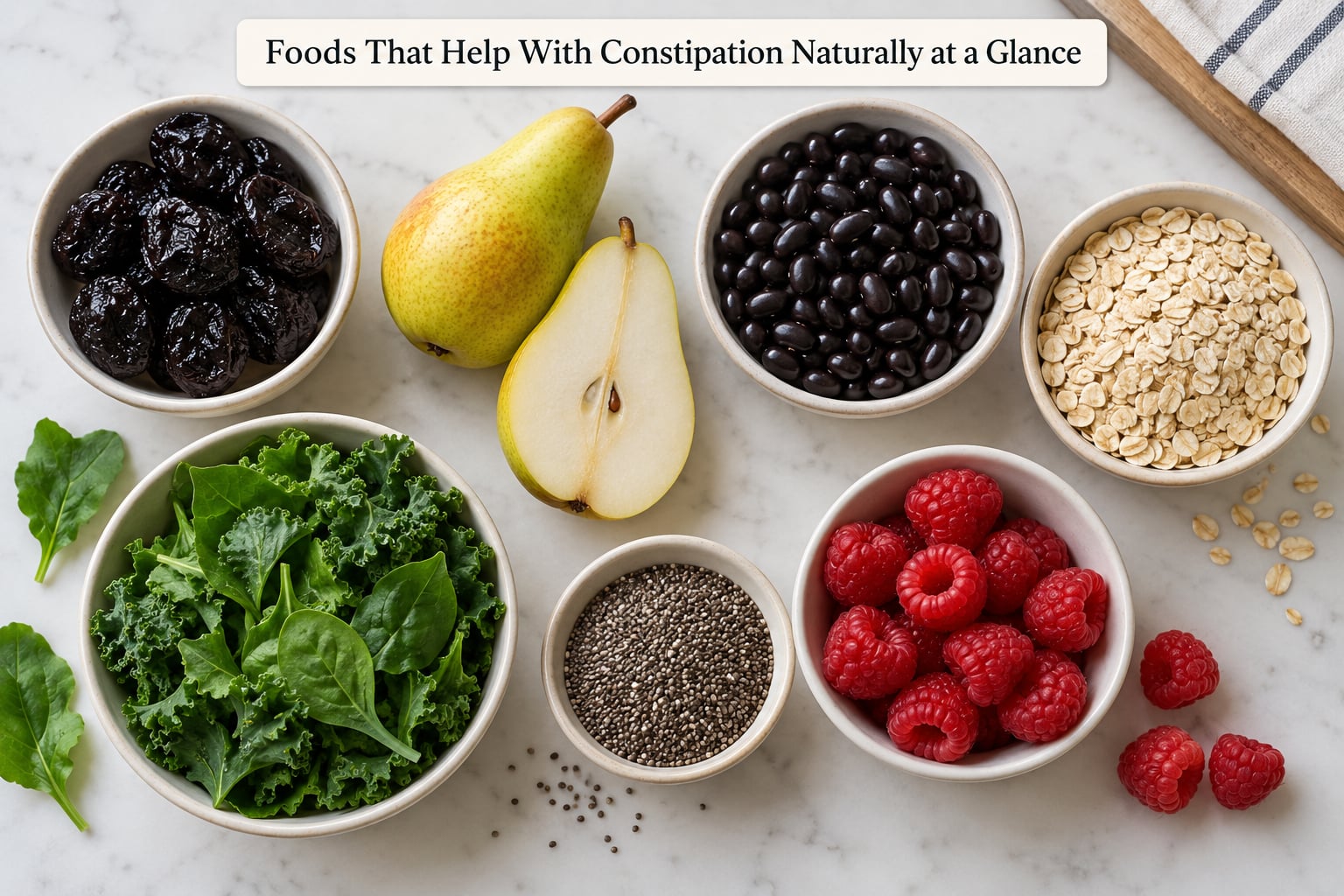 Foods That Help With Constipation Naturally at a Glance