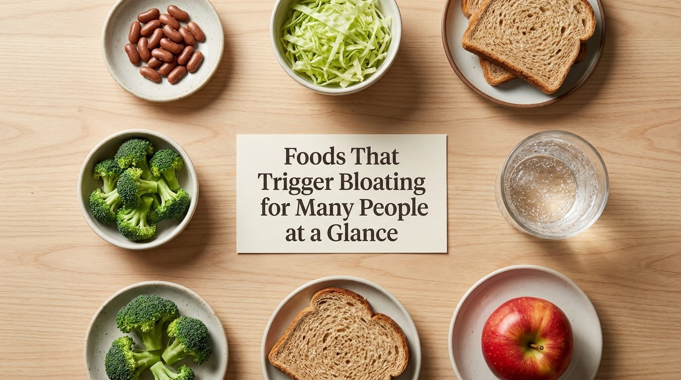 Foods That Trigger Bloating for Many People at a Glance