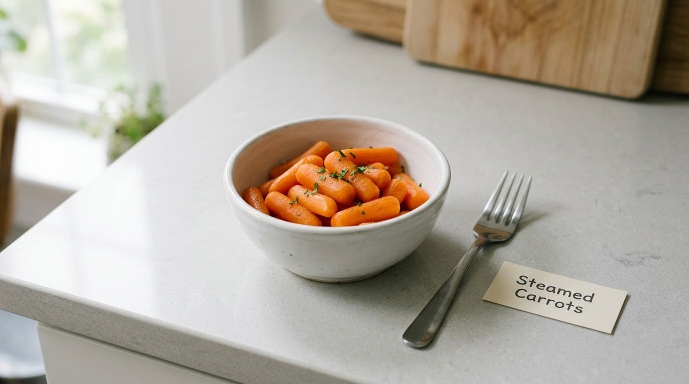 Steamed Carrots