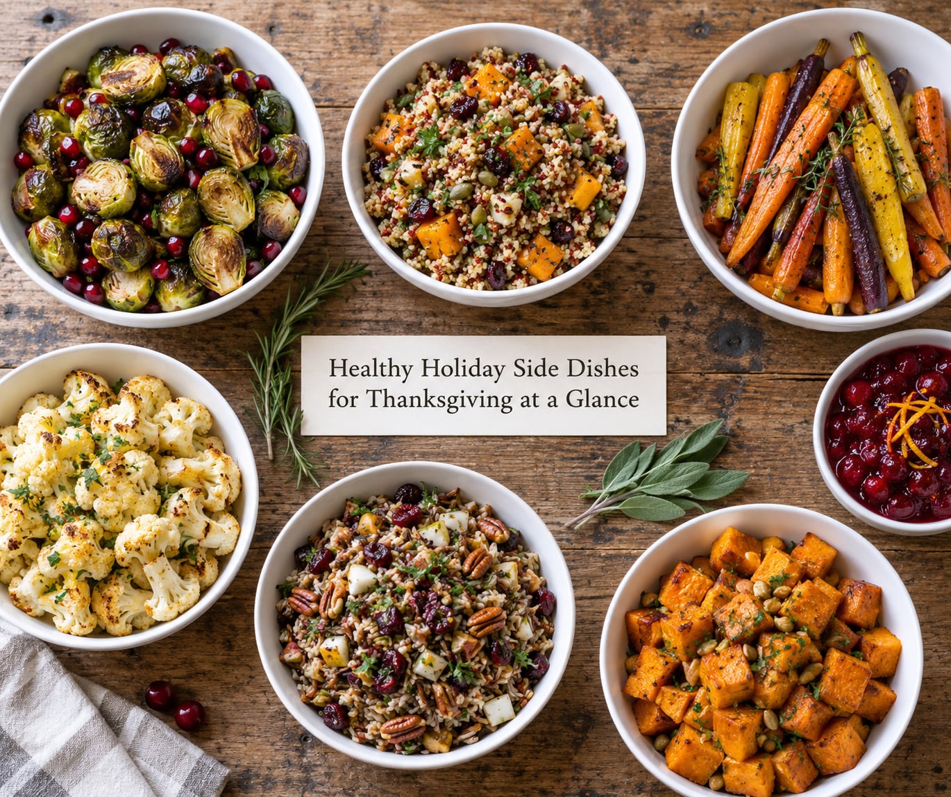 Healthy Holiday Side Dishes for Thanksgiving at a Glance
