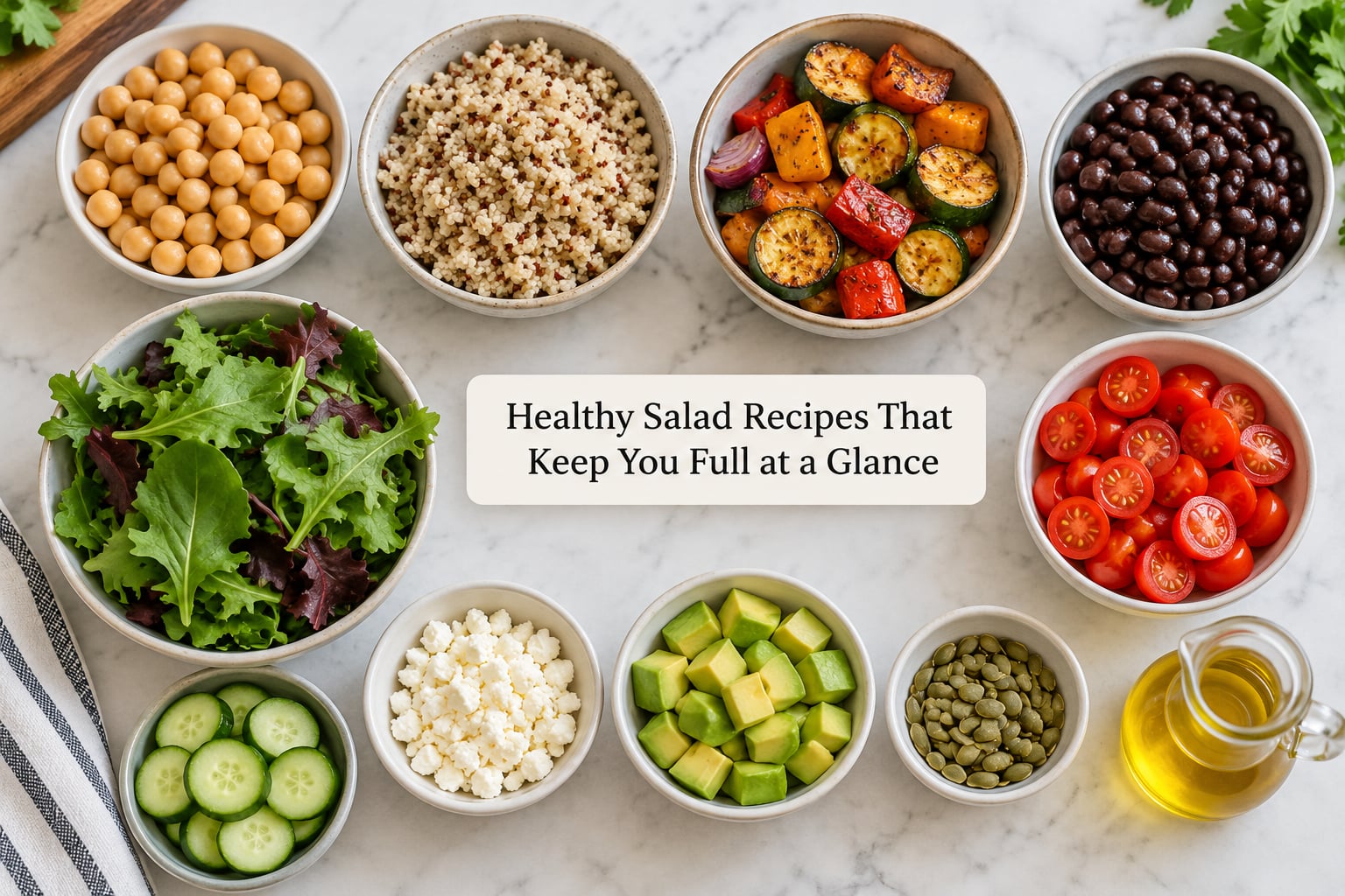 Healthy Salad Recipes That Keep You Full at a Glance