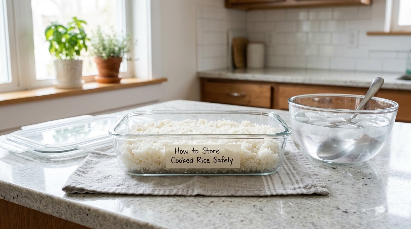 How to Store Cooked Rice Safely