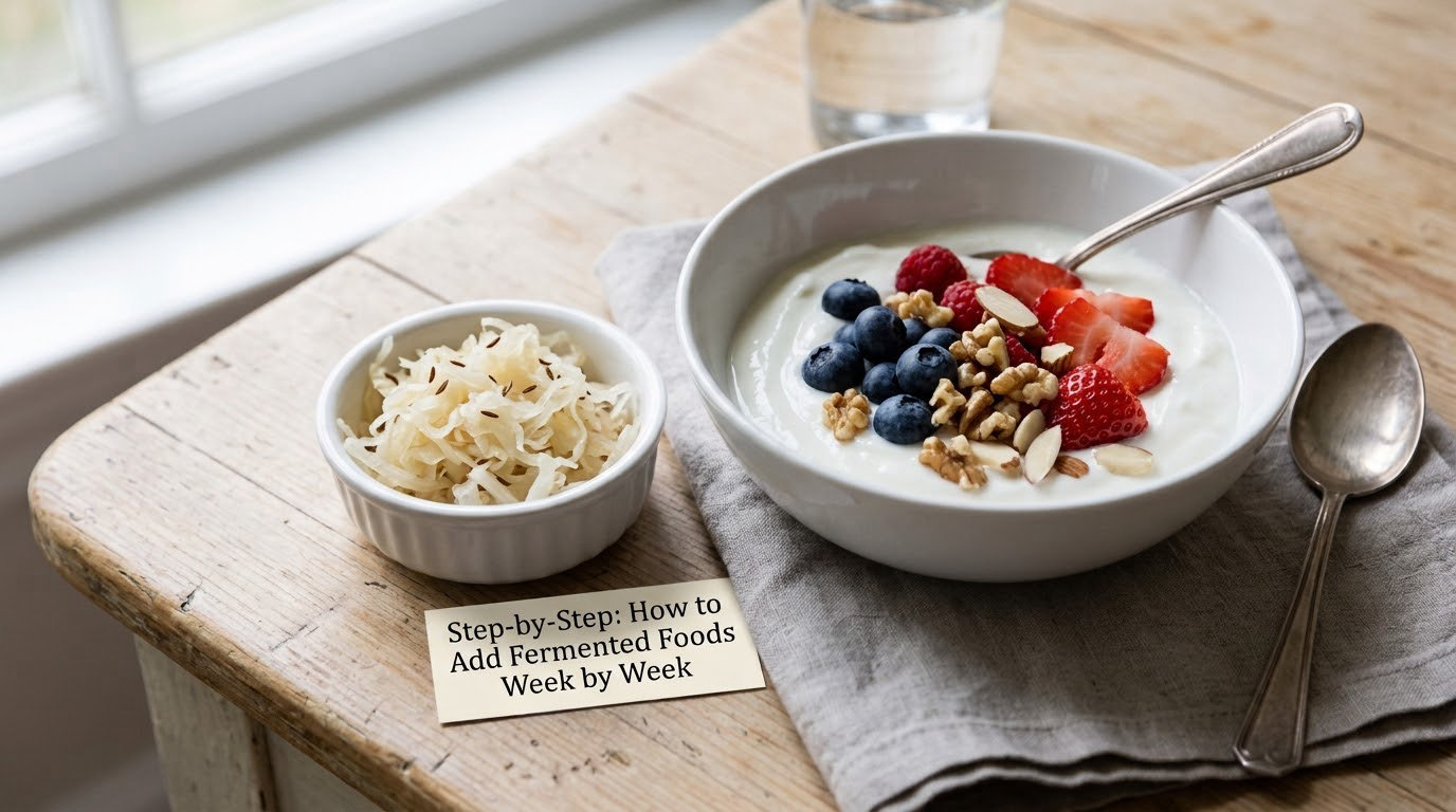 Step-by-Step: How to Add Fermented Foods Week by Week