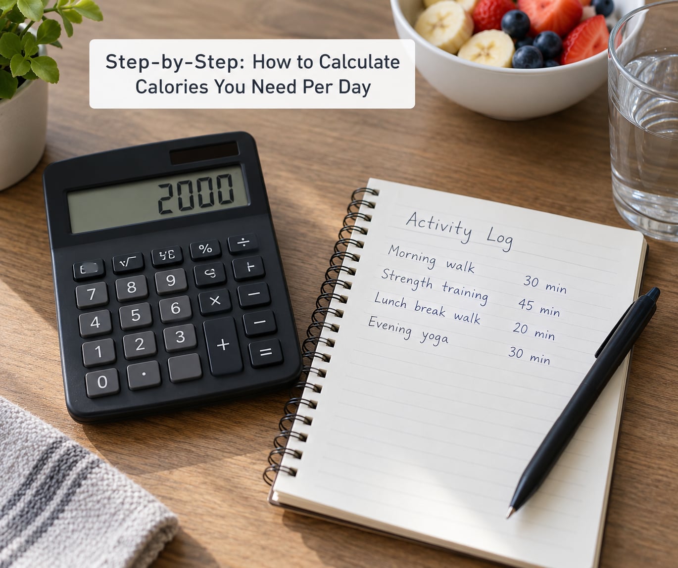 Step-by-Step: How to Calculate Calories You Need Per Day