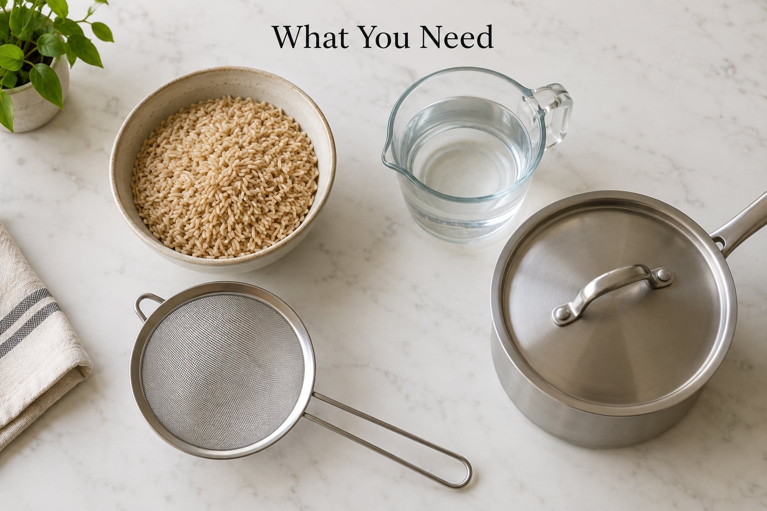 What You Need
