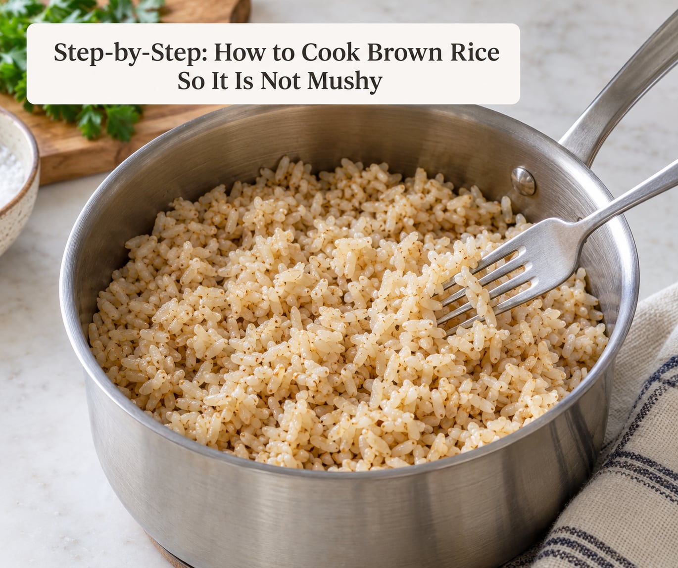 Step-by-Step: How to Cook Brown Rice So It Is Not Mushy