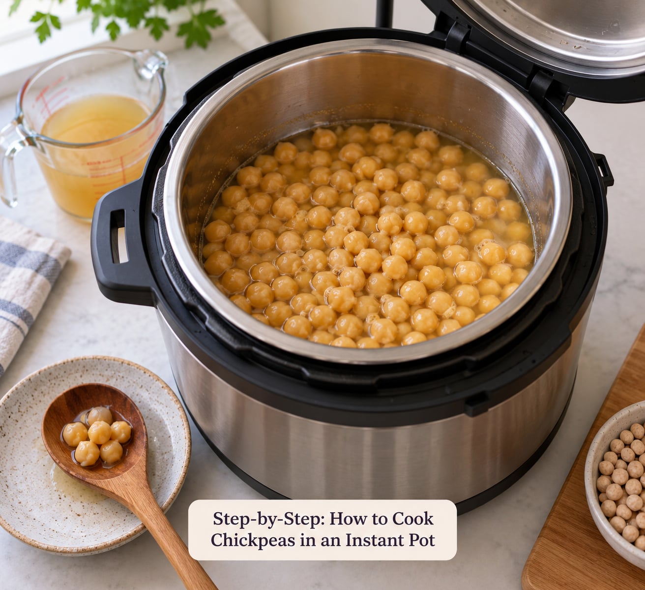 Step-by-Step: How to Cook Chickpeas in an Instant Pot