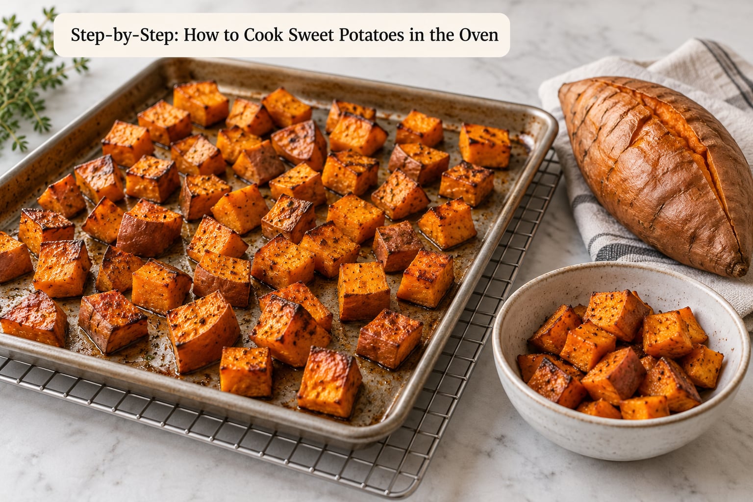 Step-by-Step: How to Cook Sweet Potatoes in the Oven