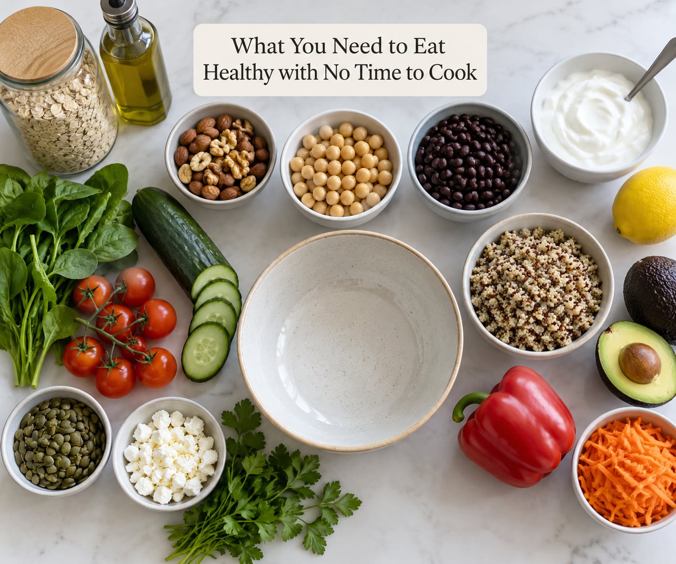 What You Need to Eat Healthy with No Time to Cook