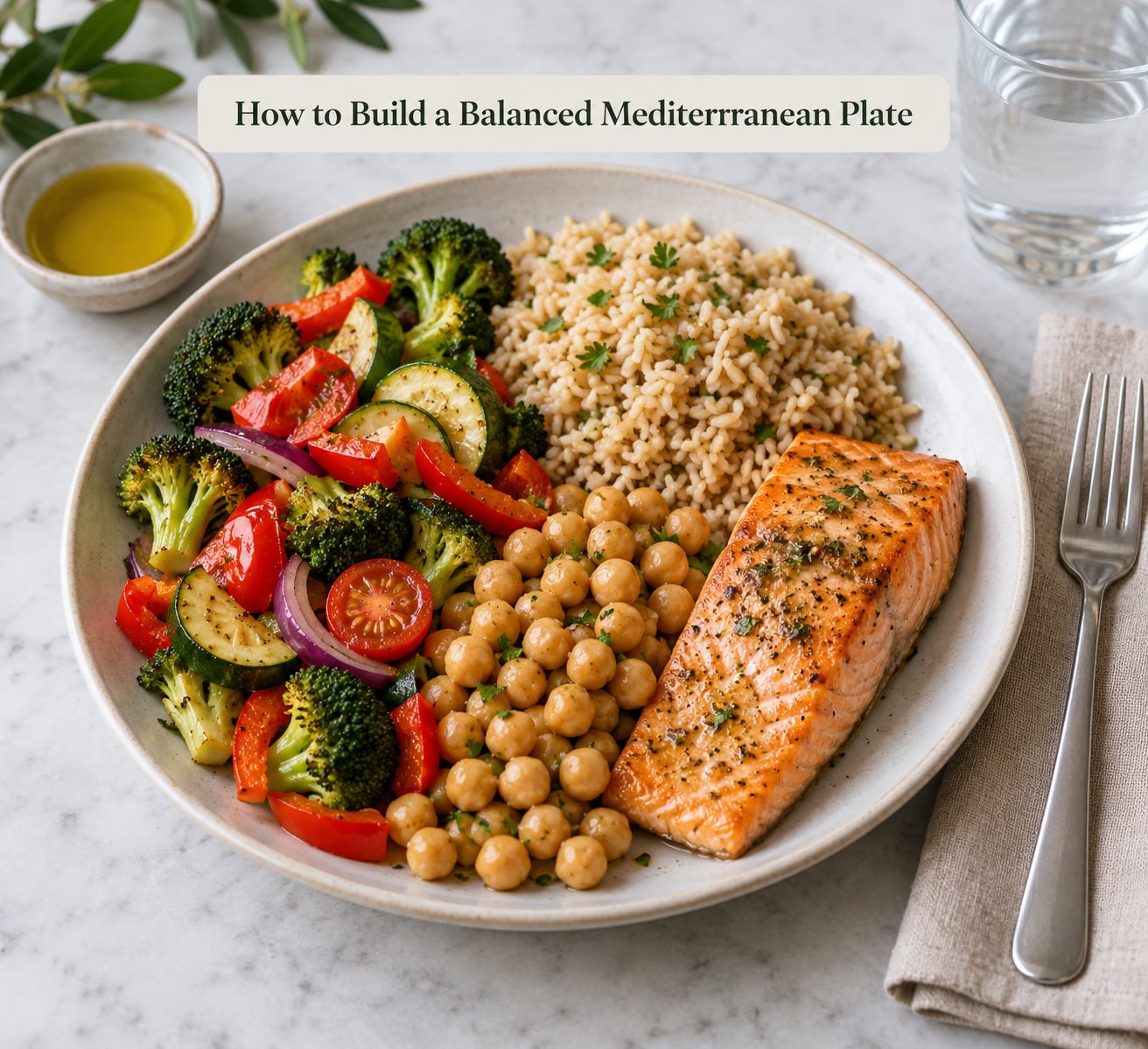 How to Build a Balanced Mediterranean Plate