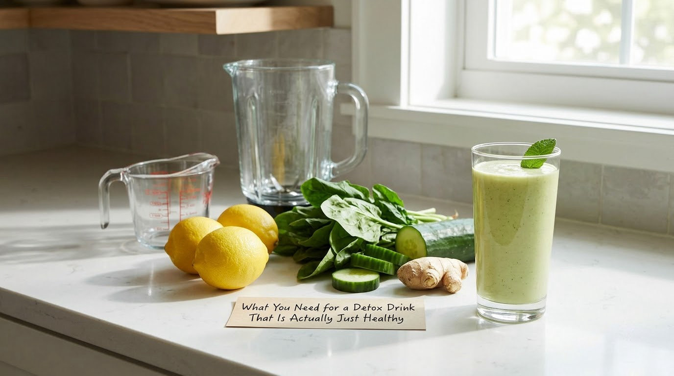 What You Need for a Detox Drink That Is Actually Just Healthy