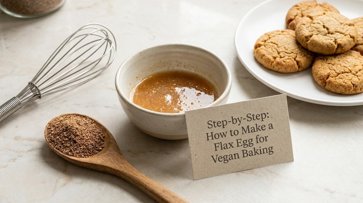 Step-by-Step: How to Make a Flax Egg for Vegan Baking