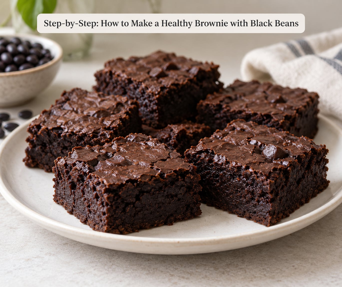 Step-by-Step: How to Make a Healthy Brownie with Black Beans