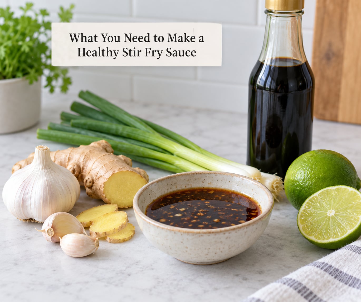 What You Need to Make a Healthy Stir Fry Sauce