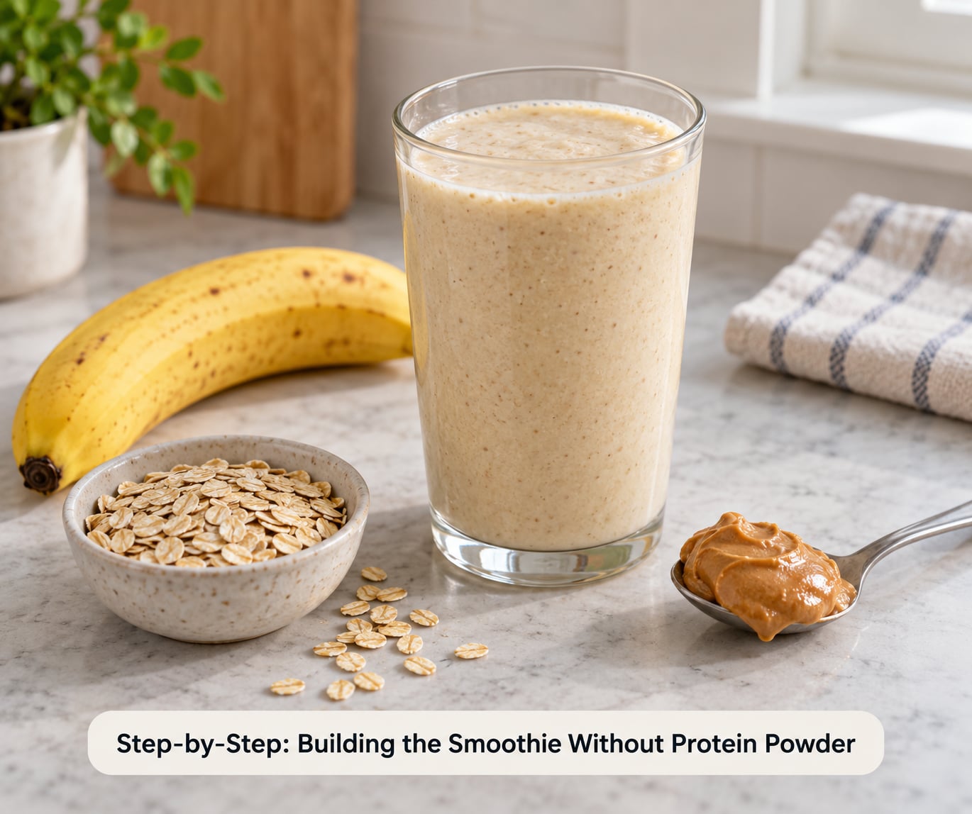 Step-by-Step: Building the Smoothie Without Protein Powder
