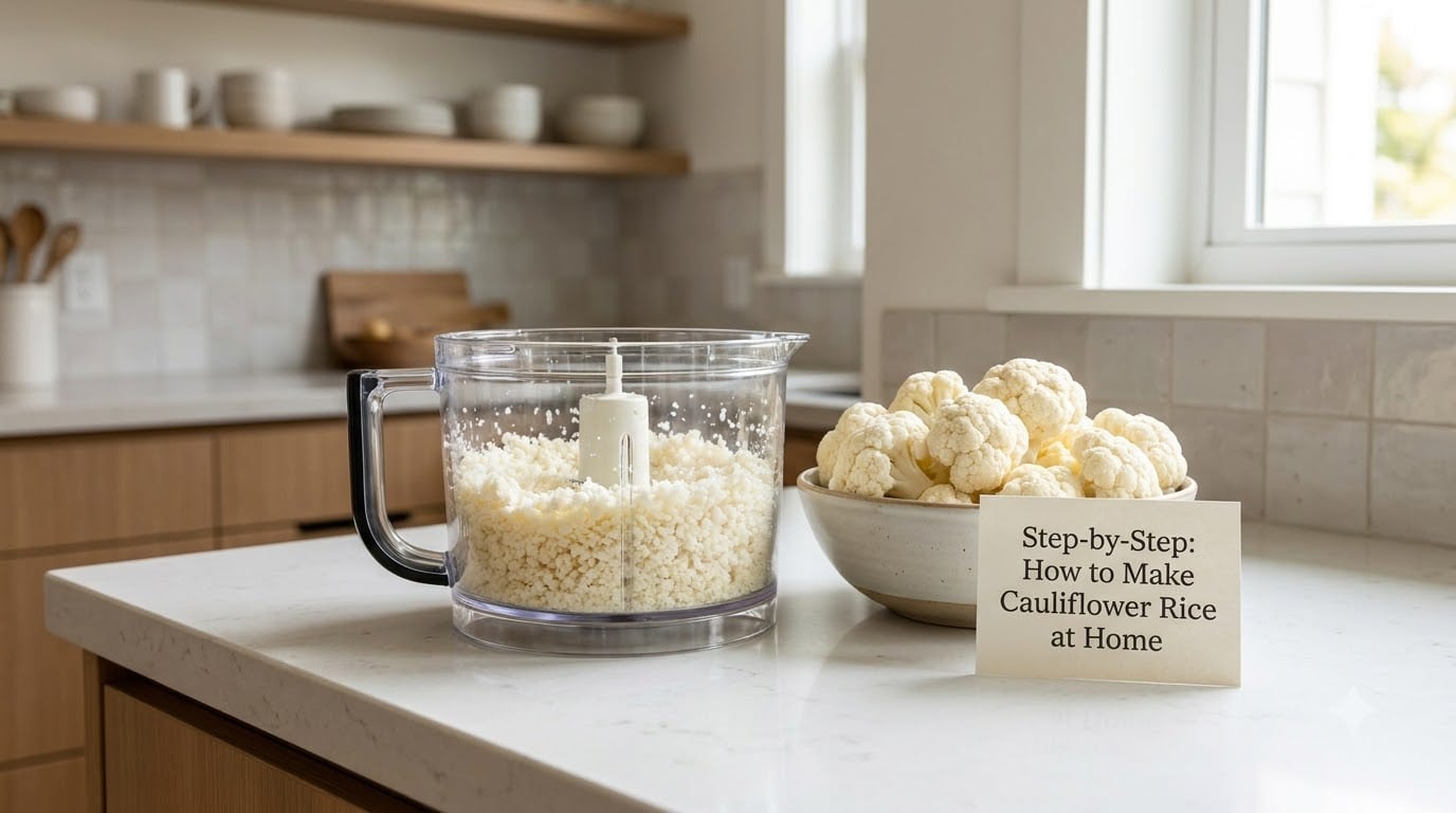 Step-by-Step: How to Make Cauliflower Rice at Home