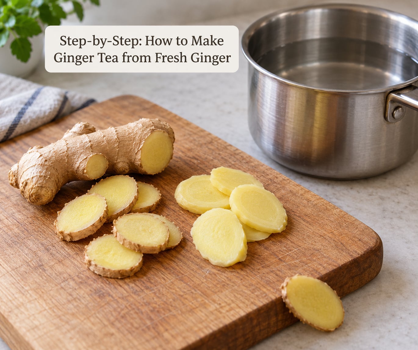 Step-by-Step: How to Make Ginger Tea from Fresh Ginger
