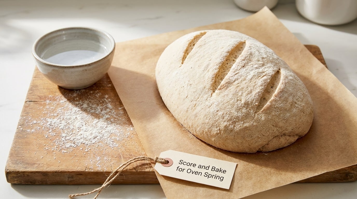 Score and Bake for Oven Spring