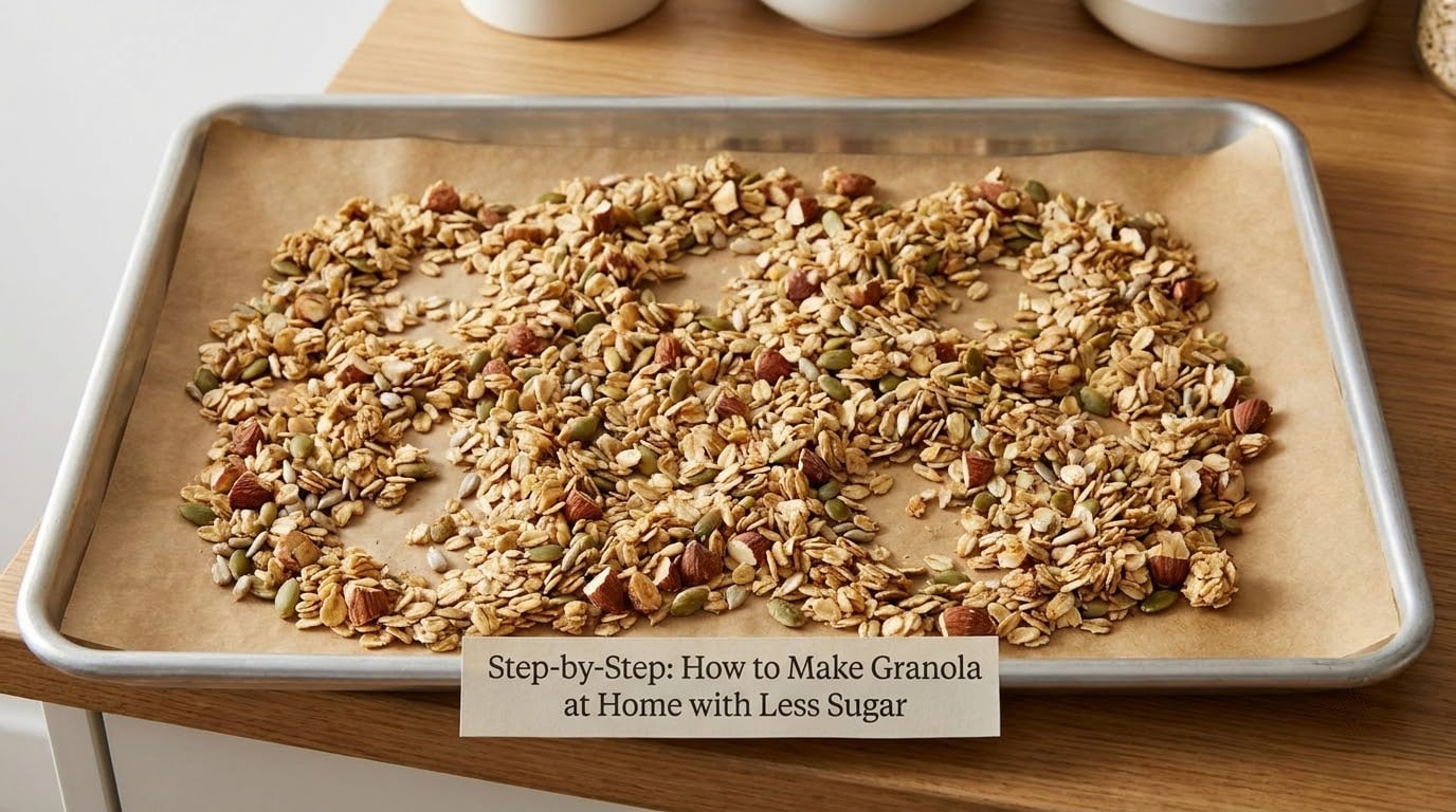 Step-by-Step: How to Make Granola at Home with Less Sugar
