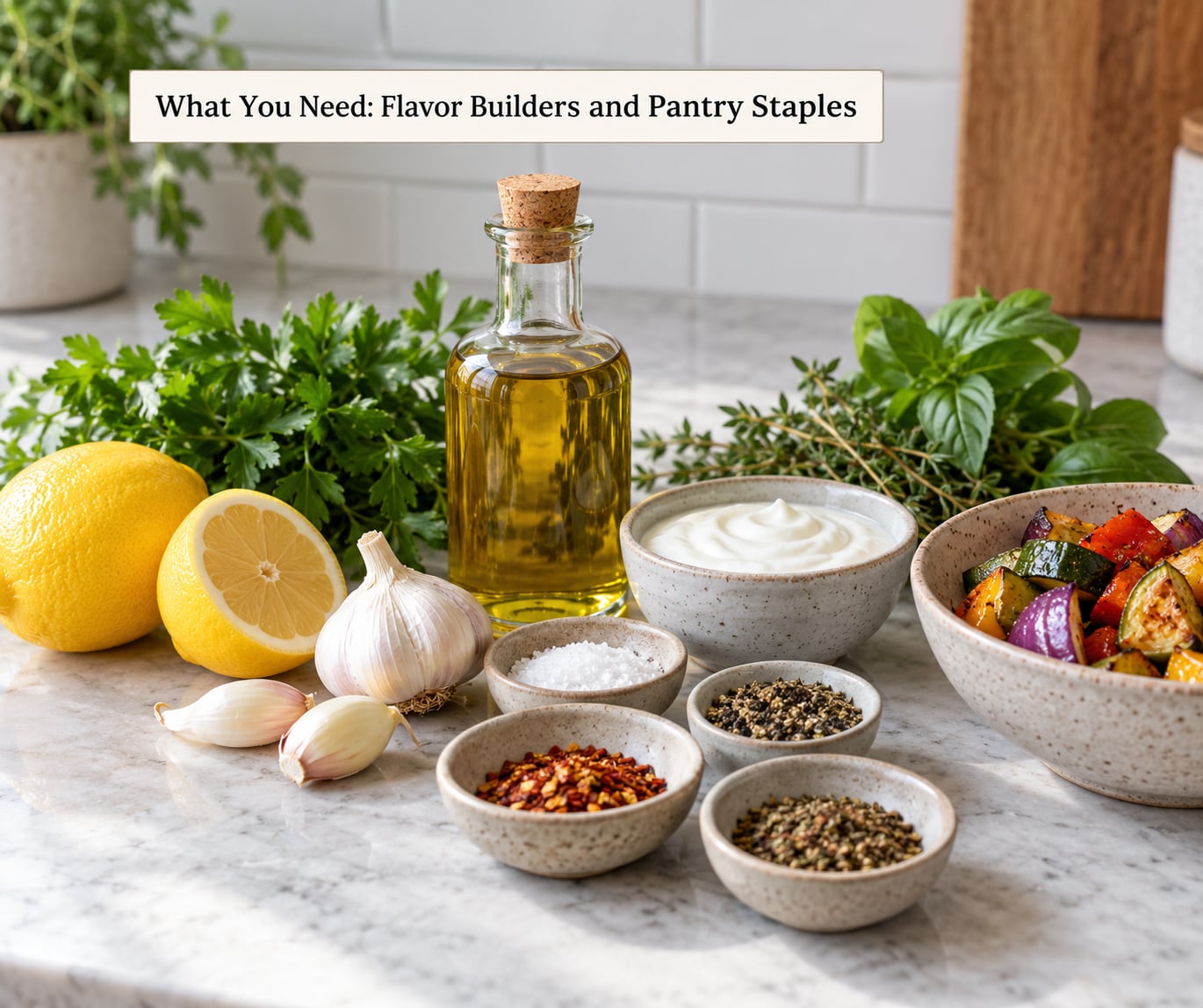 What You Need: Flavor Builders and Pantry Staples