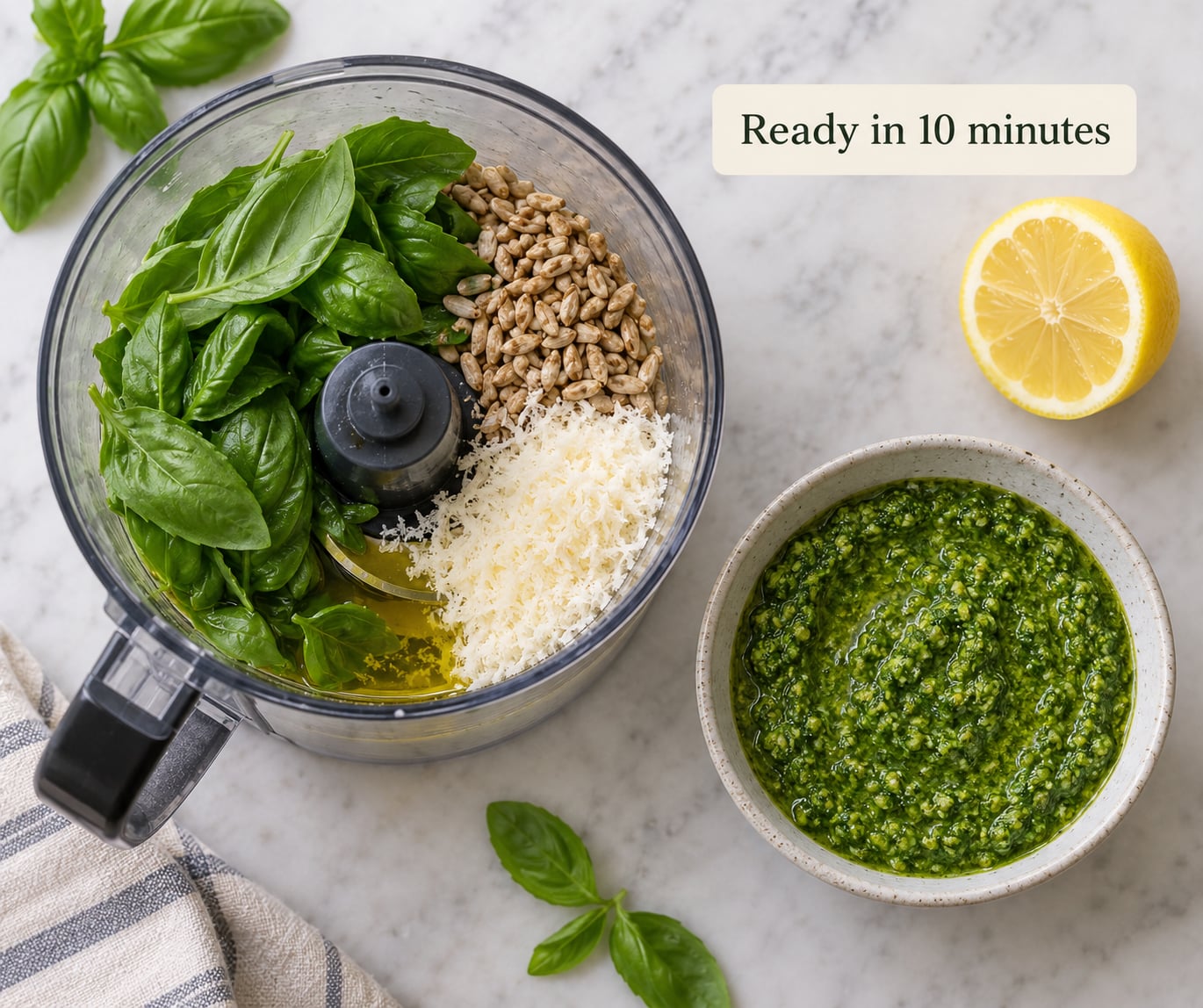 Step-by-Step: How to Make Pesto Without Pine Nuts