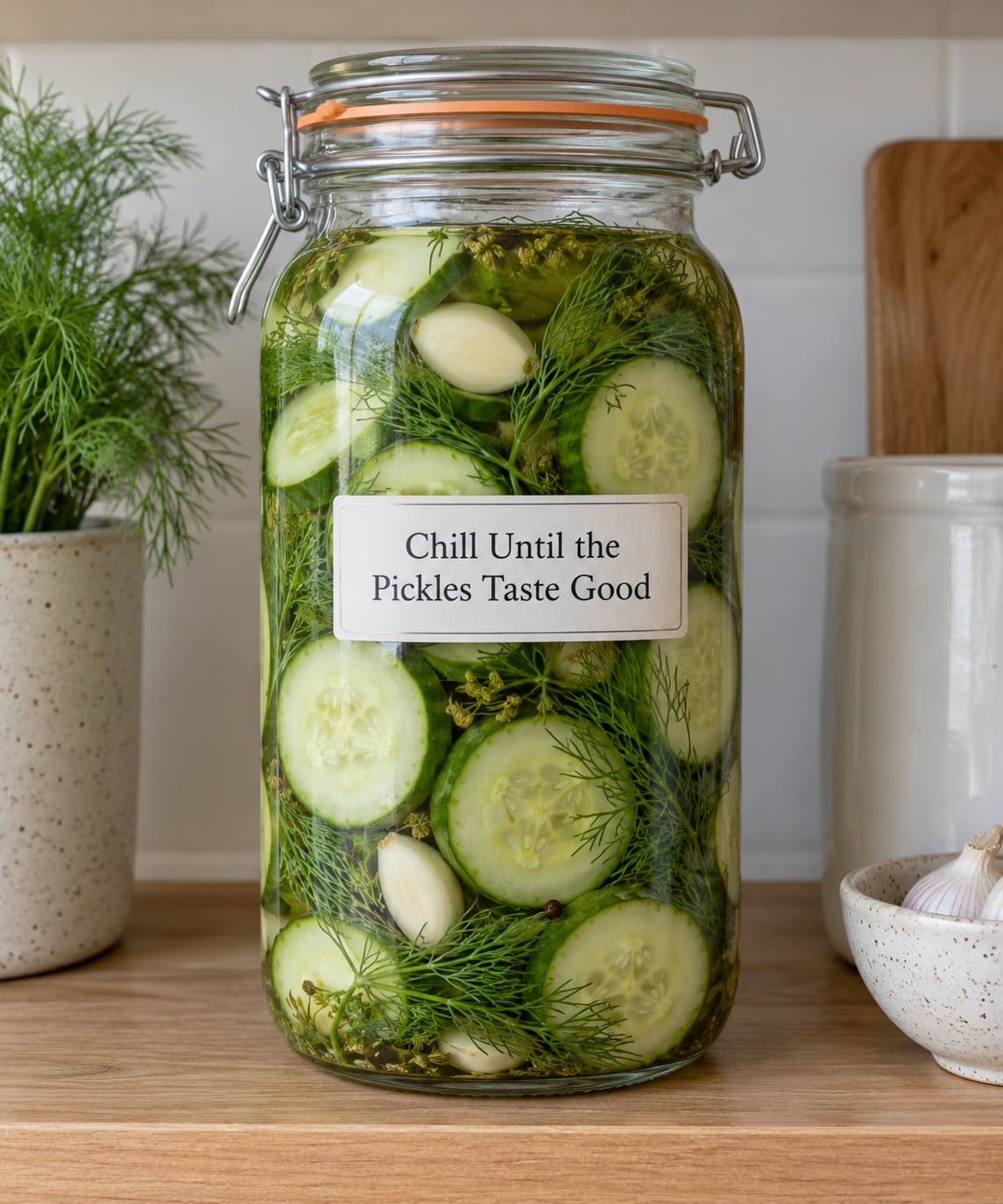 Chill Until the Pickles Taste Good