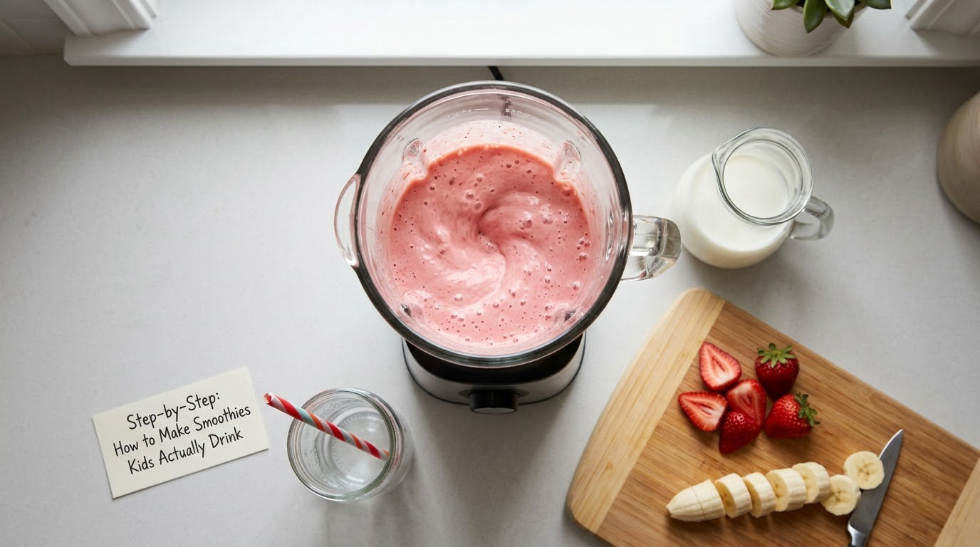 Step-by-Step: How to Make Smoothies Kids Actually Drink