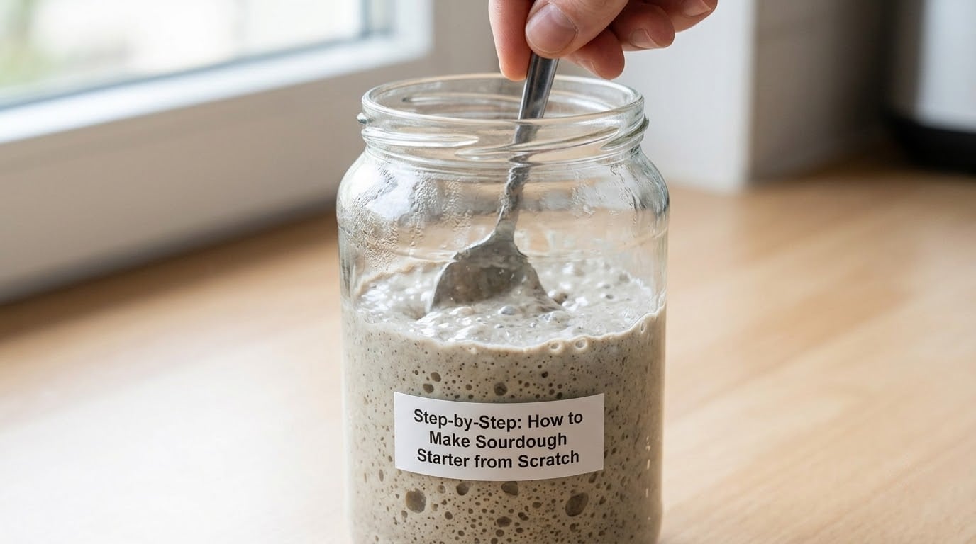 Step-by-Step: How to Make Sourdough Starter from Scratch