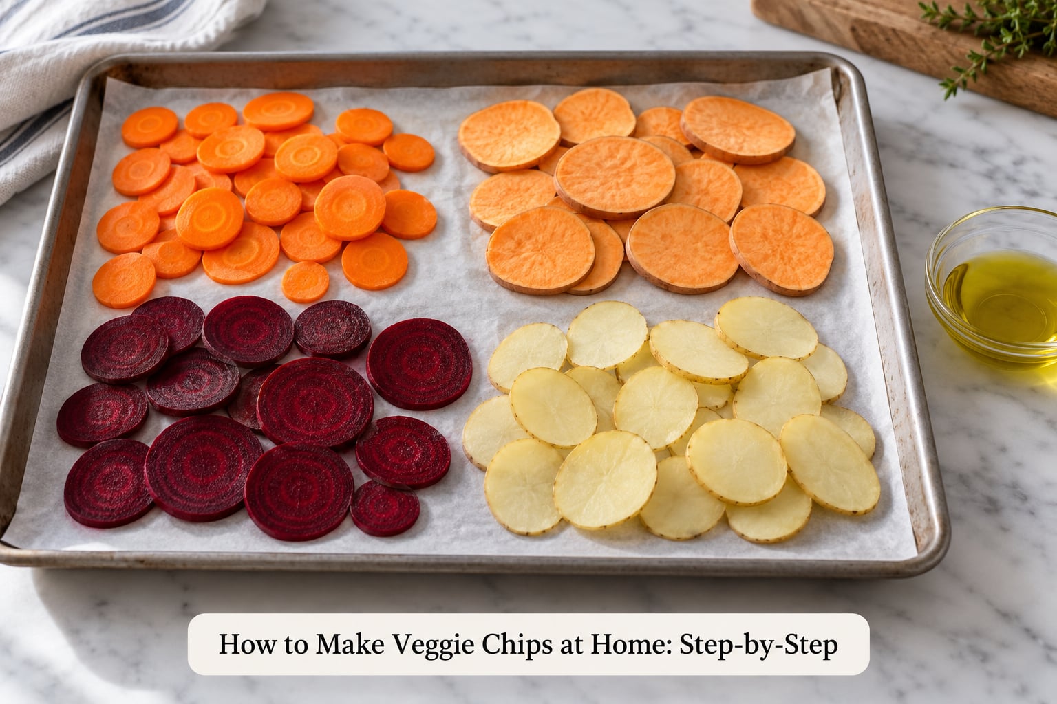 How to Make Veggie Chips at Home: Step-by-Step