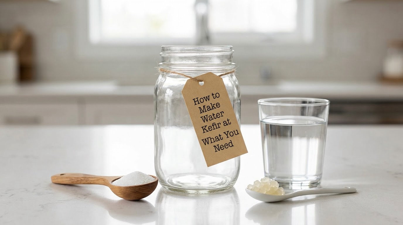 How to Make Water Kefir at Home: What You Need