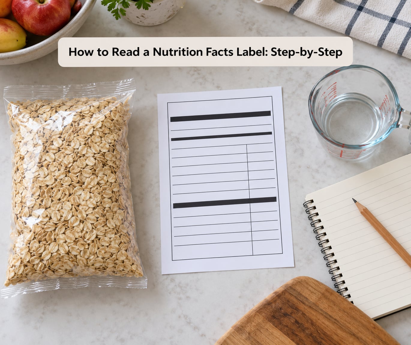 How to Read a Nutrition Facts Label: Step-by-Step