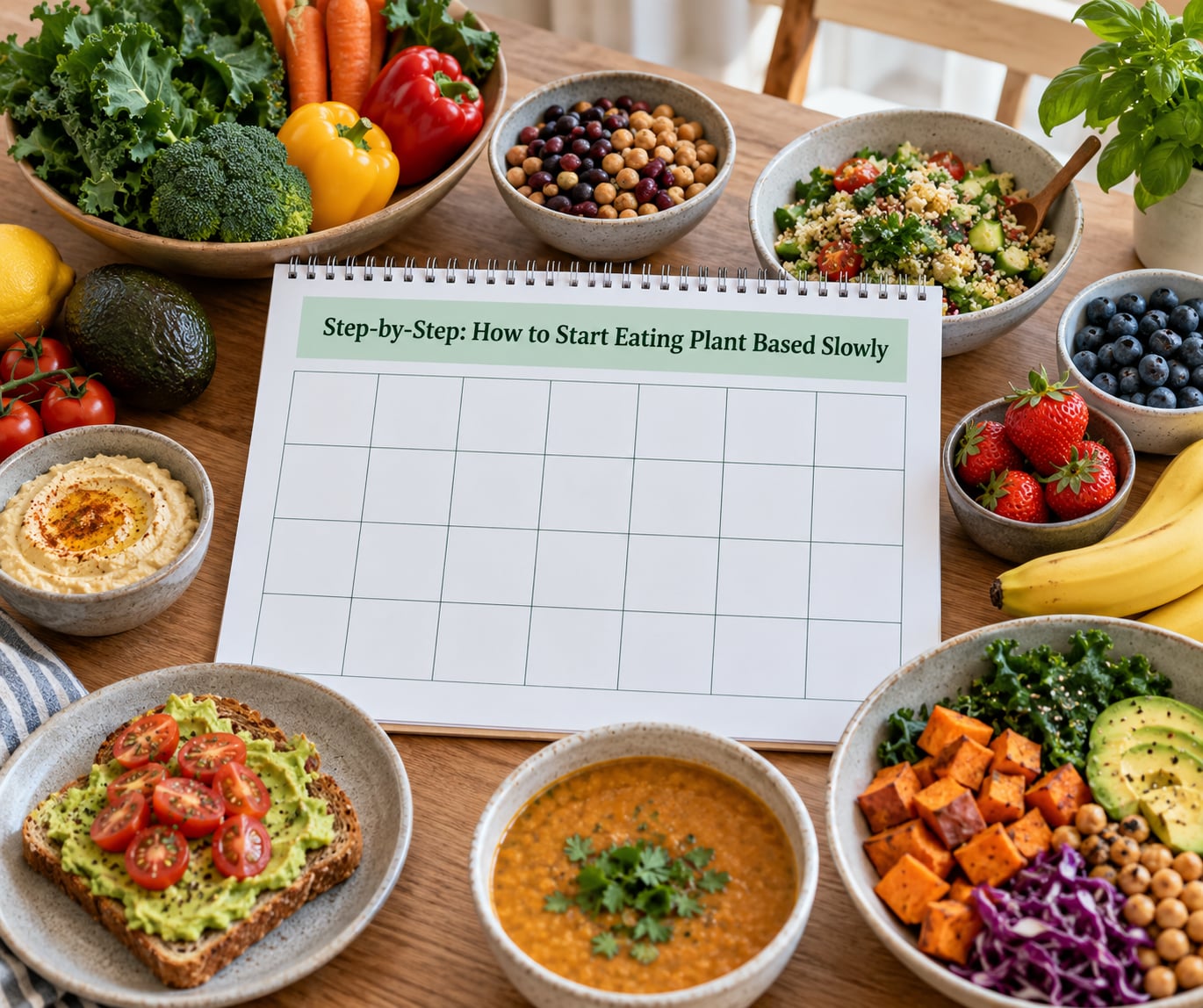 Step-by-Step: How to Start Eating Plant Based Slowly