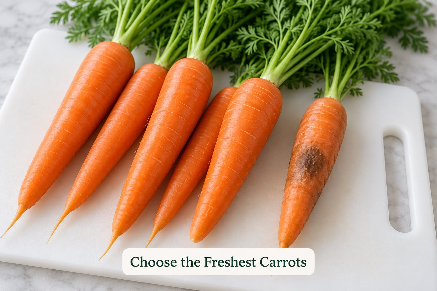 Choose the Freshest Carrots