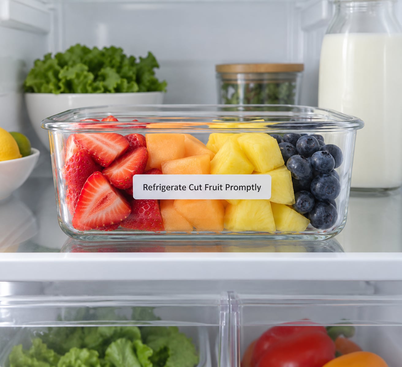 Refrigerate Cut Fruit Promptly