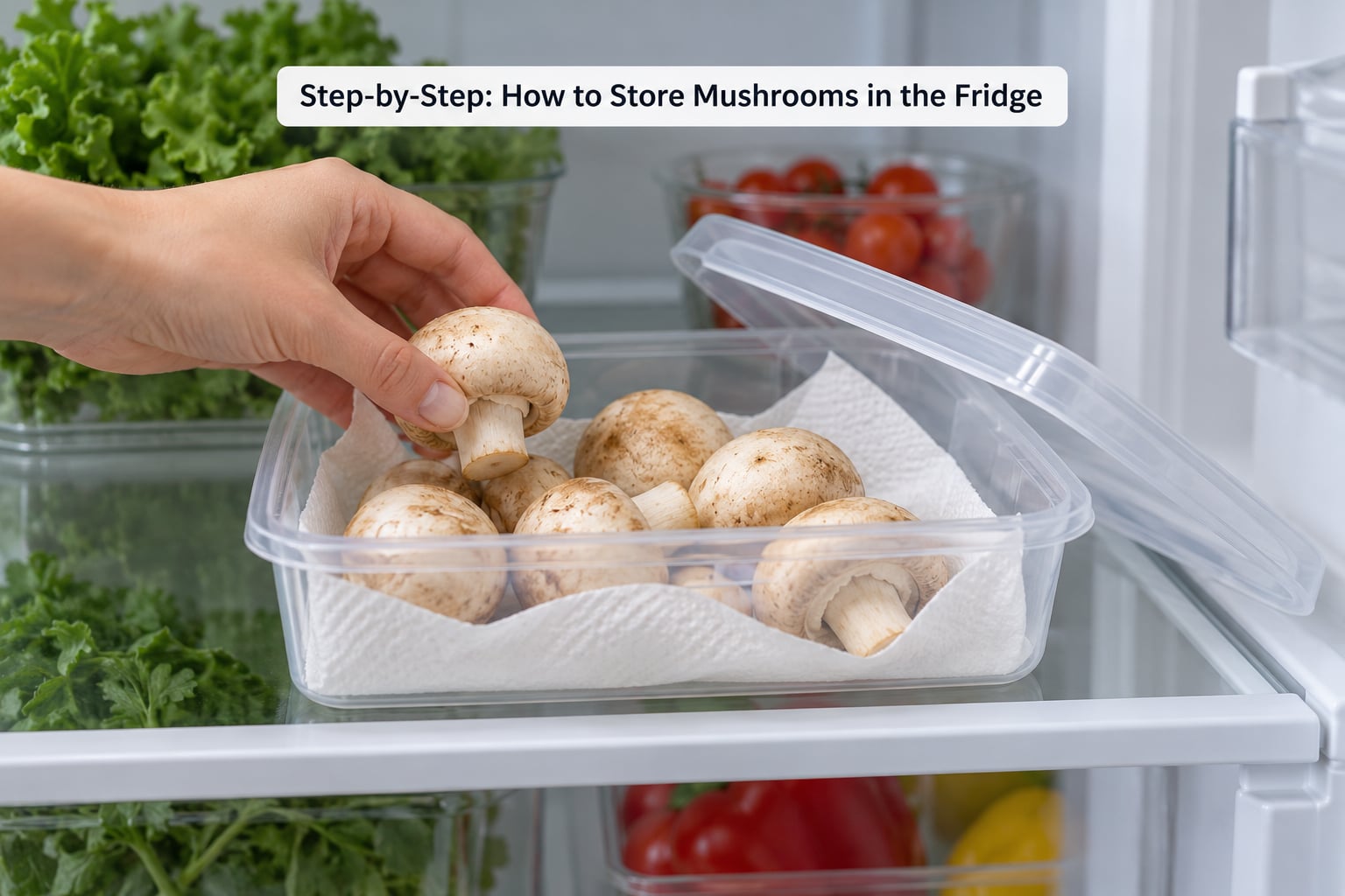 Step-by-Step: How to Store Mushrooms in the Fridge