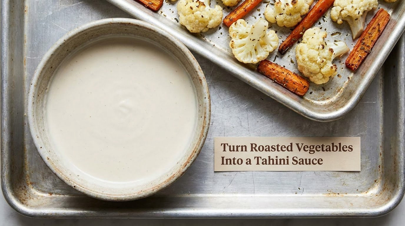 Turn Roasted Vegetables Into a Tahini Sauce
