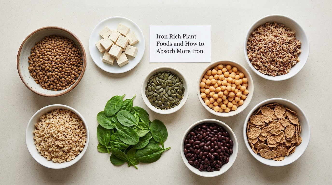 Iron Rich Plant Foods and How to Absorb More Iron