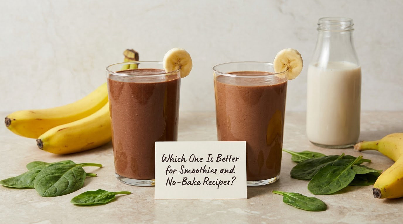 Which One Is Better for Smoothies and No-Bake Recipes?