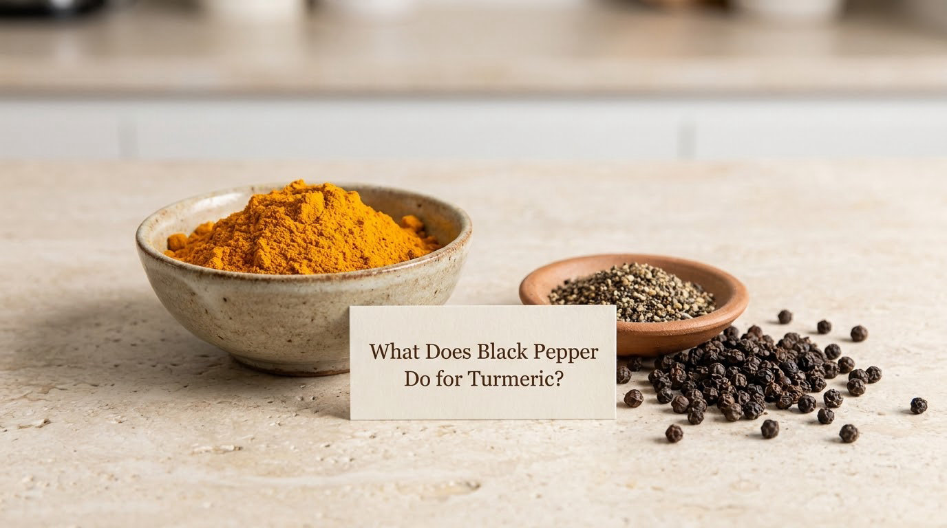 What Does Black Pepper Do for Turmeric?
